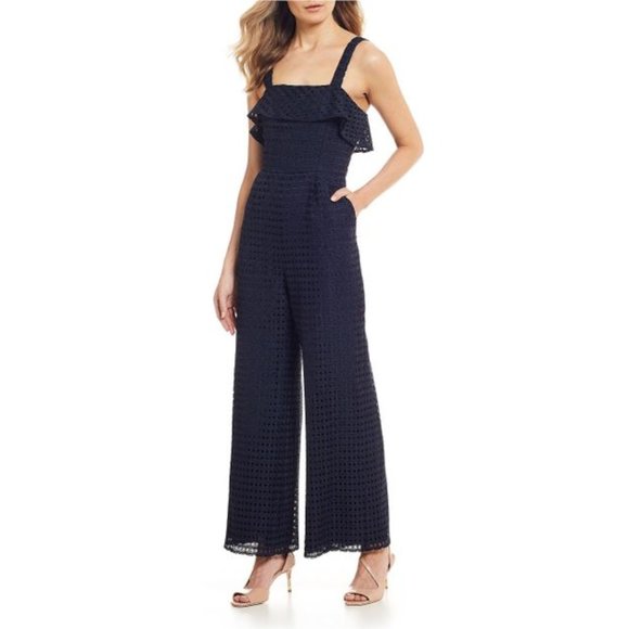 ANTONIO MELANI Pants - ANTONIO MELANI LAILA LACE JUMPSUIT NWT